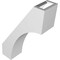 Ekena Millwork 3-in. W x 8-in. D x 12-in. H Westlake Architectural Grade PVC Knee Brace BRCP03X08X12WTL - alternate 2